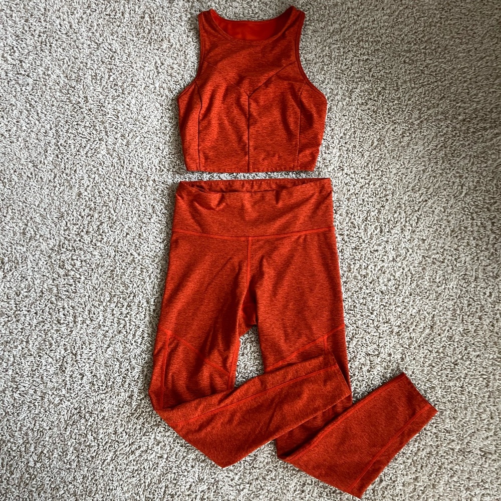 Cute Orange Workout Set